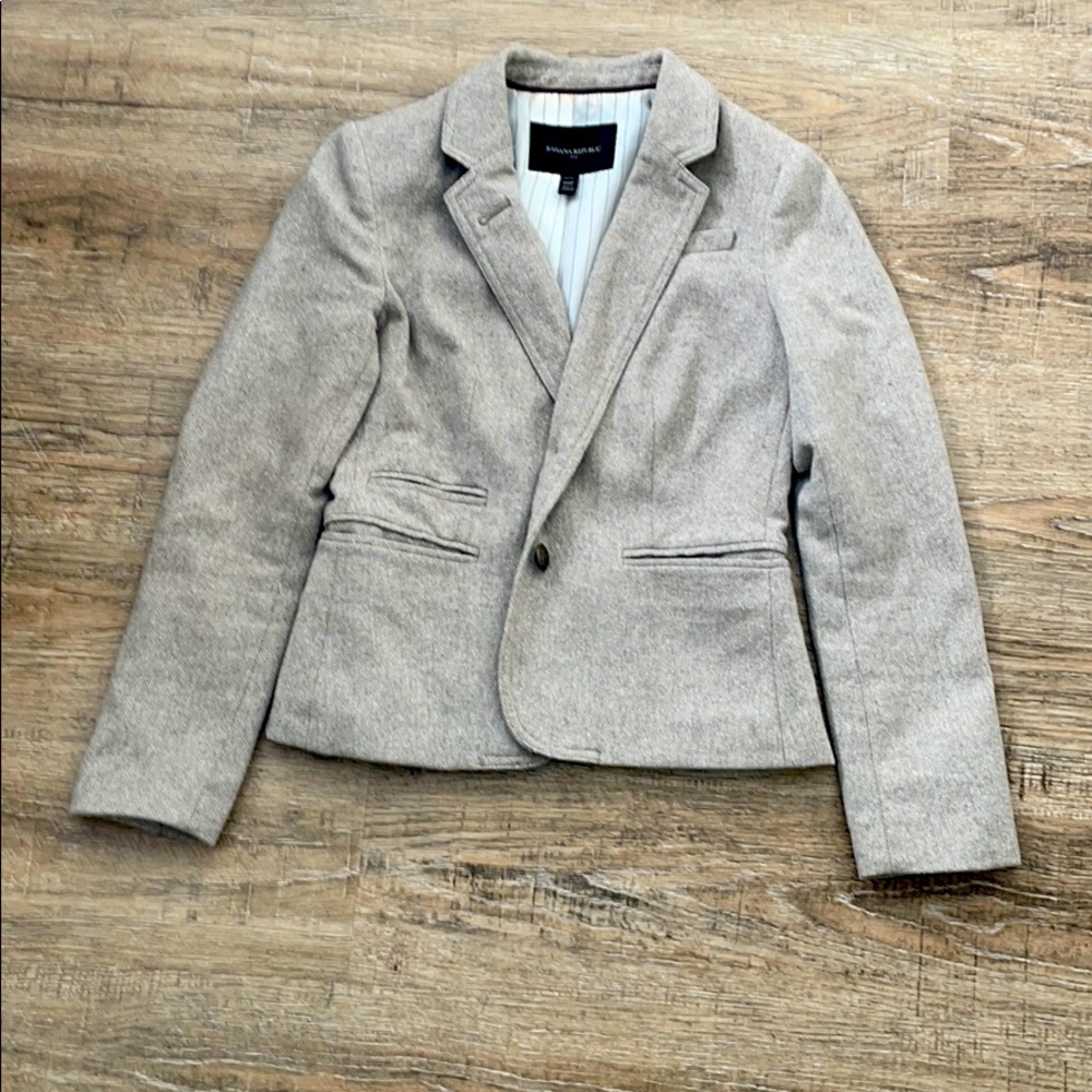 Adorable BR Blazer, Brown/white/tan tweed